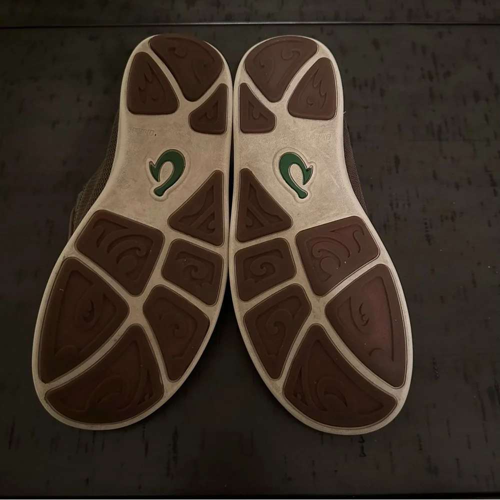 Olukai Men’s Nohea Mesh Brown Slip On Shoes